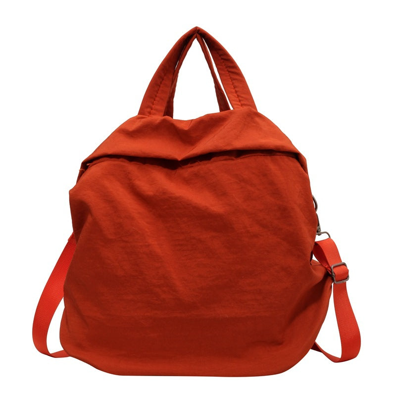 Women's Nylon Fashion Large Capacity Canvas Solid Shoulder Bags