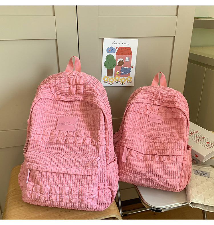 College Cream Puff High Niche Bubble Middle School Students' Schoolbags
