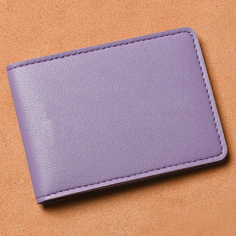 Blank Color Driving License Leather Protective Id Package