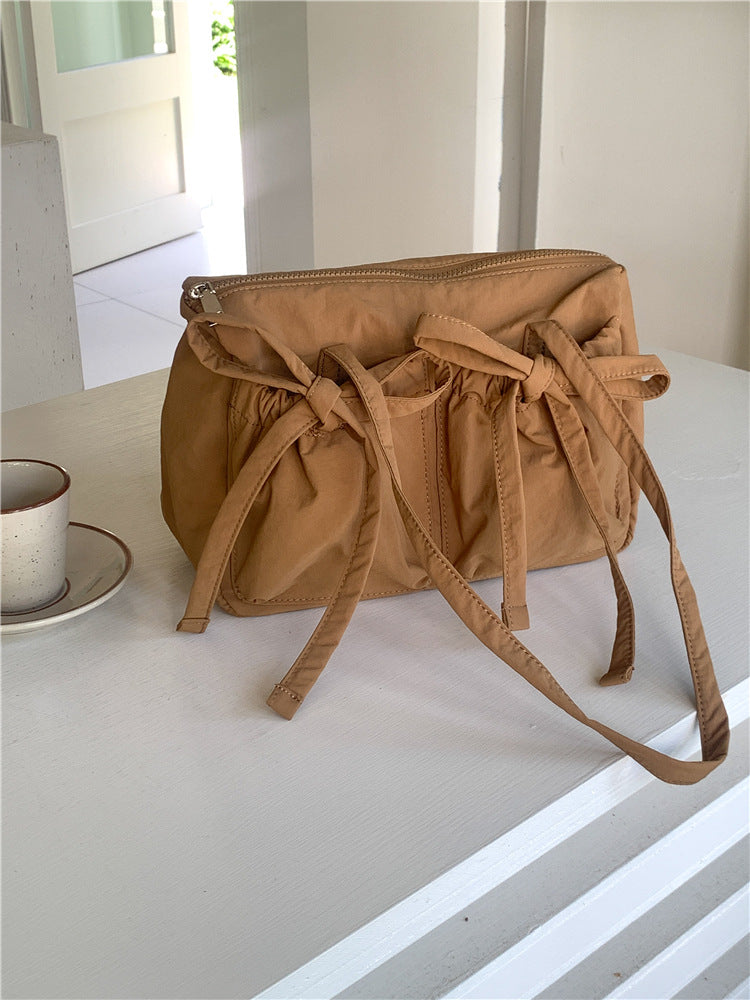 Women's Korean Style Nylon Large Capacity College Class Leisure Shoulder Bags