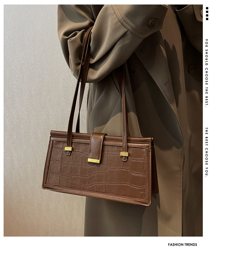 Women's Korean High Sense Niche Retro Easy Crossbody Bags
