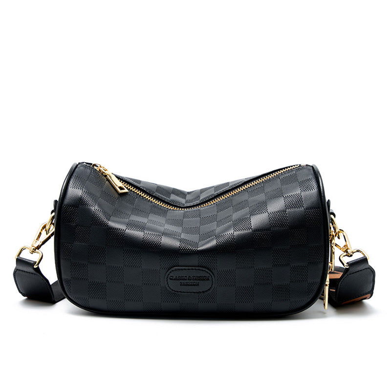 Women's Summer Leather Pillow Underarm High-grade Crossbody Bags