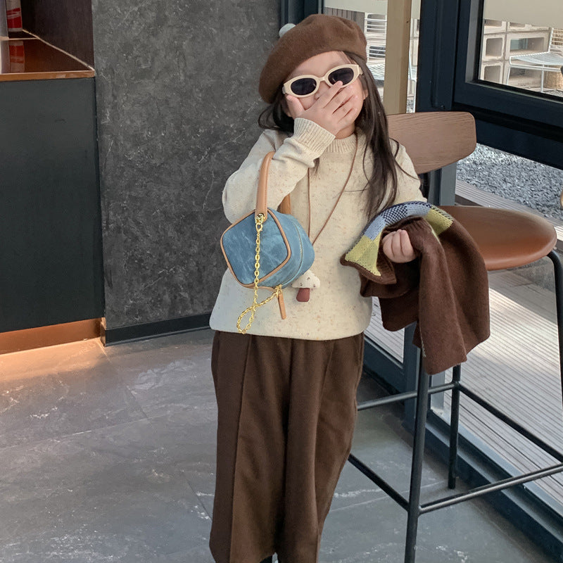 Women's & Children's & Korean Style Little Bear Printed Bags