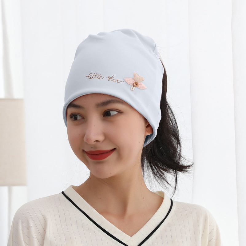 Confinement Cap Printed Hat Headscarf Cotton Bags