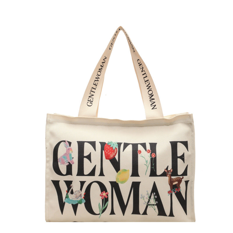 Women's Canvas Large Capacity Commuter Easy Matching Bags