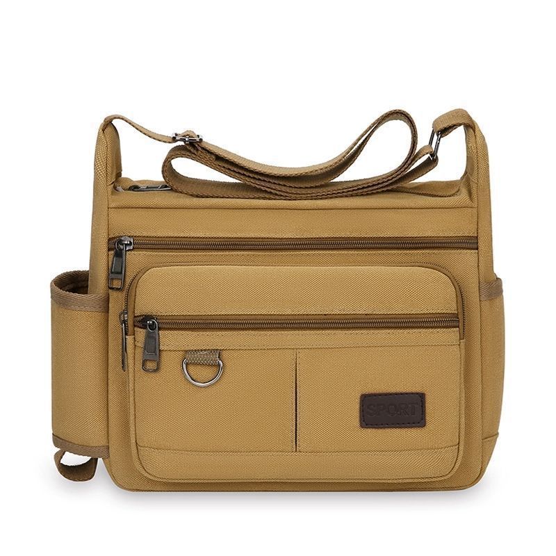 Men's Canvas Retro Large Capacity Versatile Men's Shoulder Bags