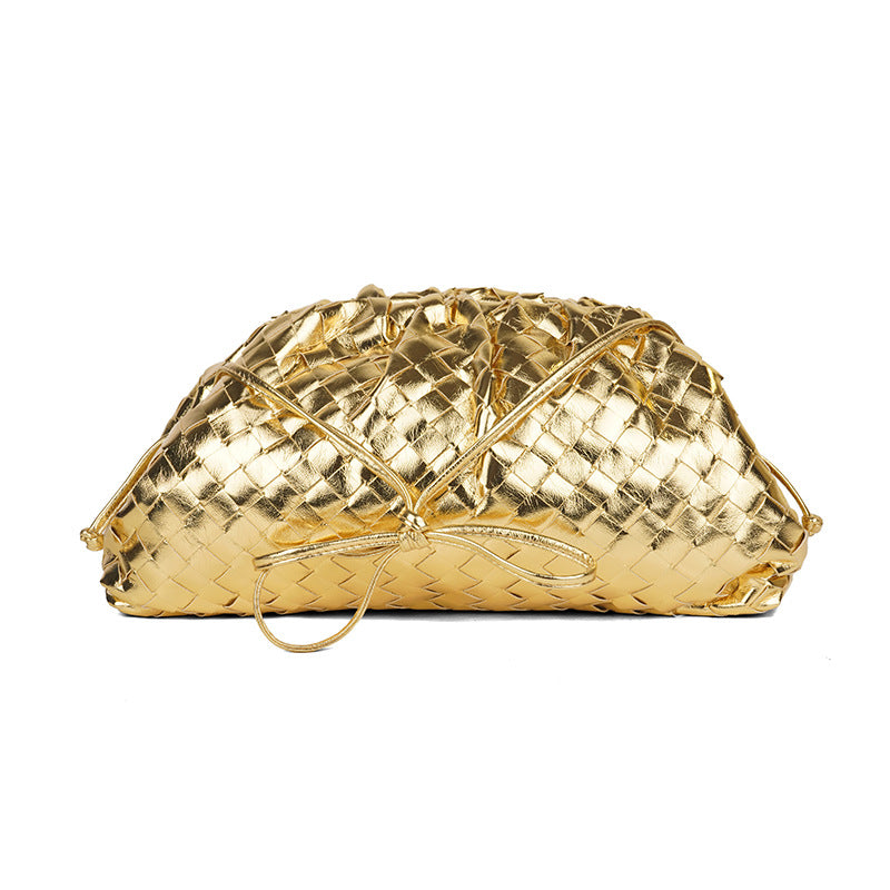 Large Cloud Woven Capacity Clip Hand Crossbody Bags