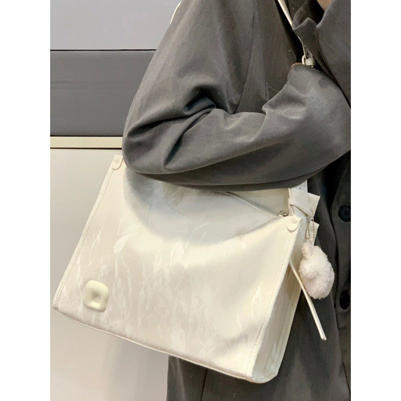 High Stylish Textured Large Capacity Class Underarm Tide Leisure Shoulder Bags