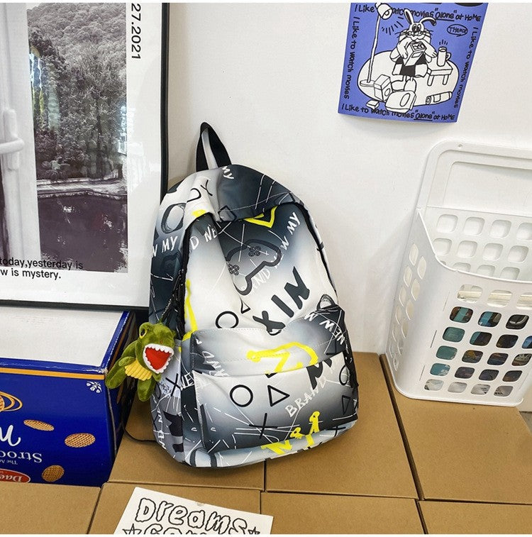 Men's Nylon Style High Trendy Cool Backpacks