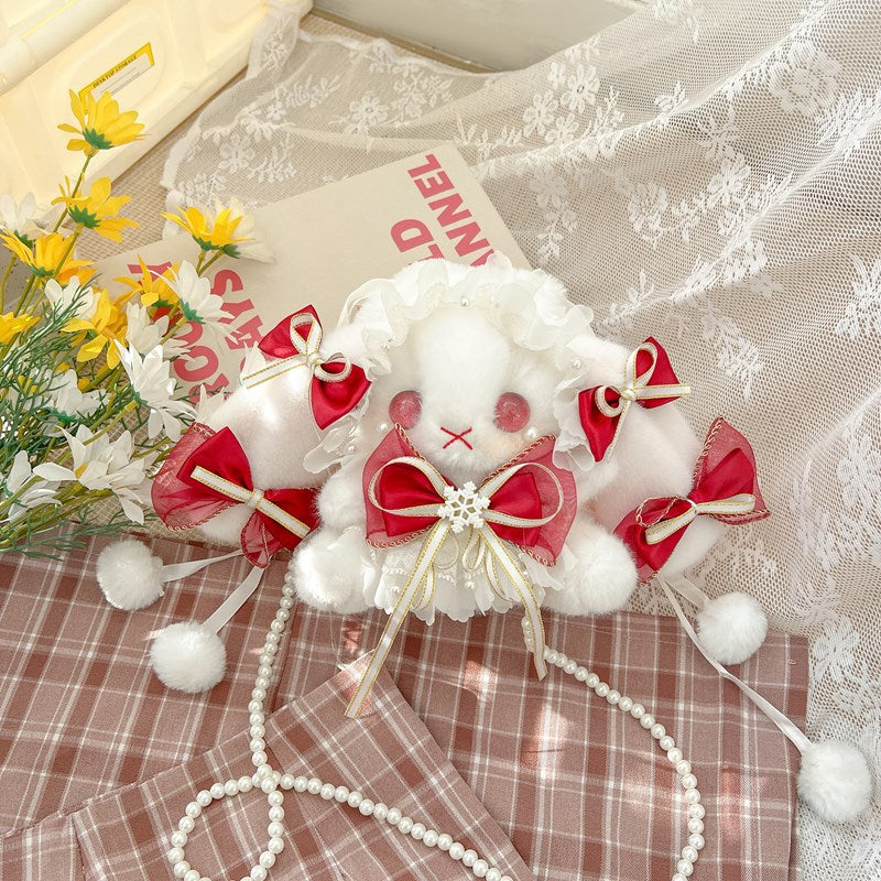 Lolita Rabbit Handmade Lop Eared Doll Crossbody Bags