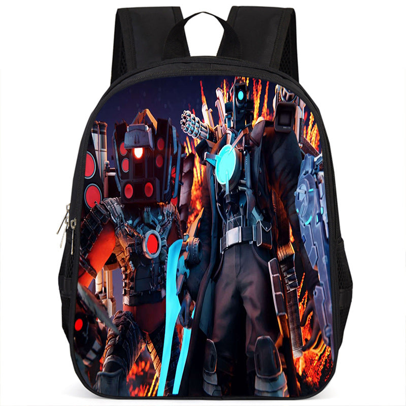 Electric Drill Red Lotus Monitor Inch Backpacks