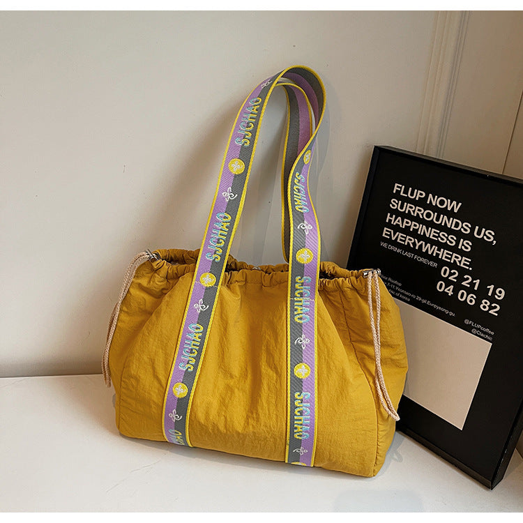 Cloth Large Capacity Totes Minority Simple Shoulder Bags