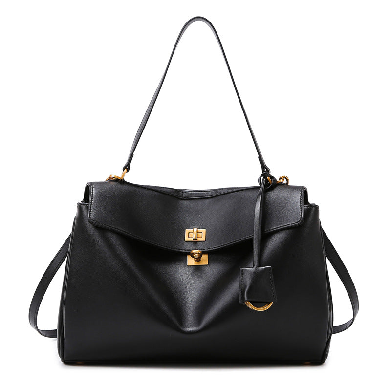 Women's Popular Large Capacity Commuter Textured Handbags