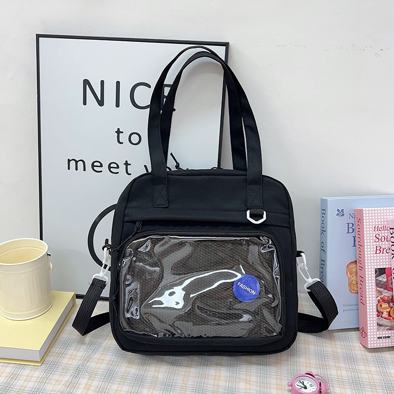 Women's Cute Fashion Transparent Large Capacity Shoulder Bags