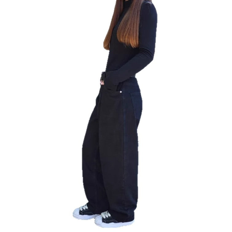 Women's Glamorous Charming Slouchy Russian Autumn Jeans