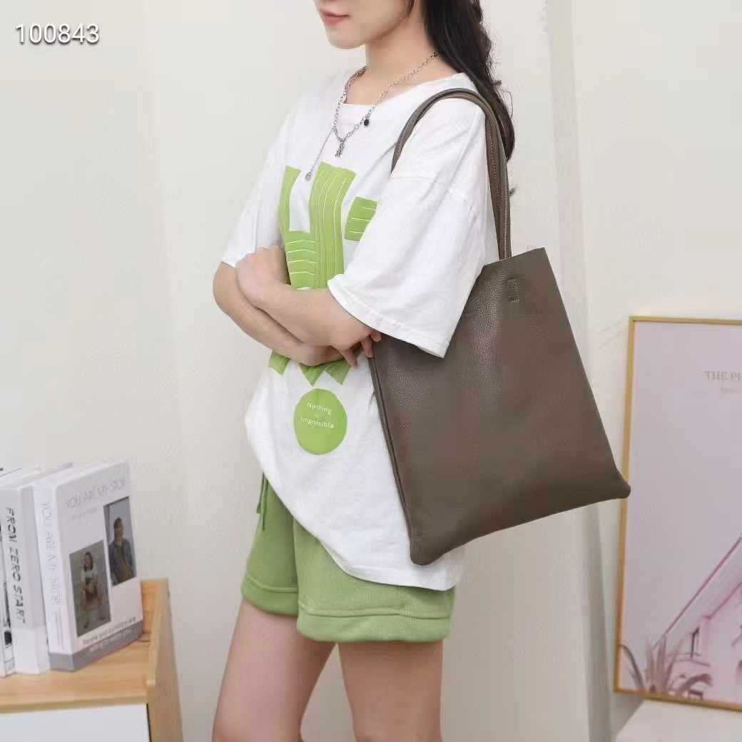 Women's High-grade Niche Large Capacity Genuine Leather Shoulder Bags