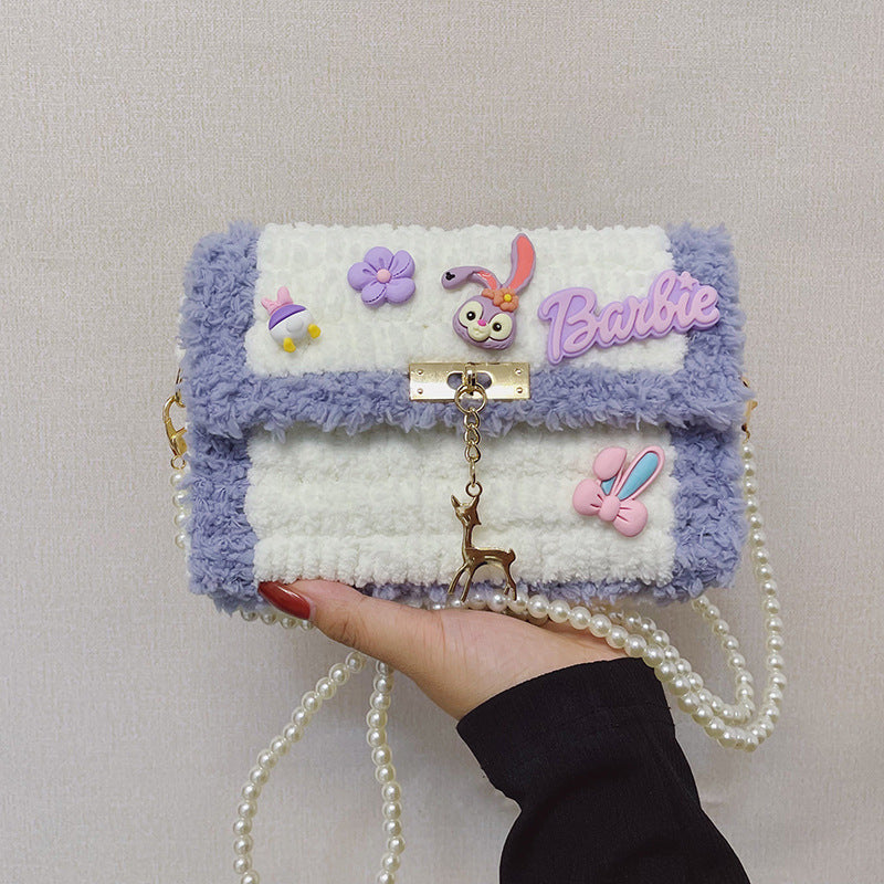 Hand-woven Cartoon Homemade Material For Free Crossbody Bags