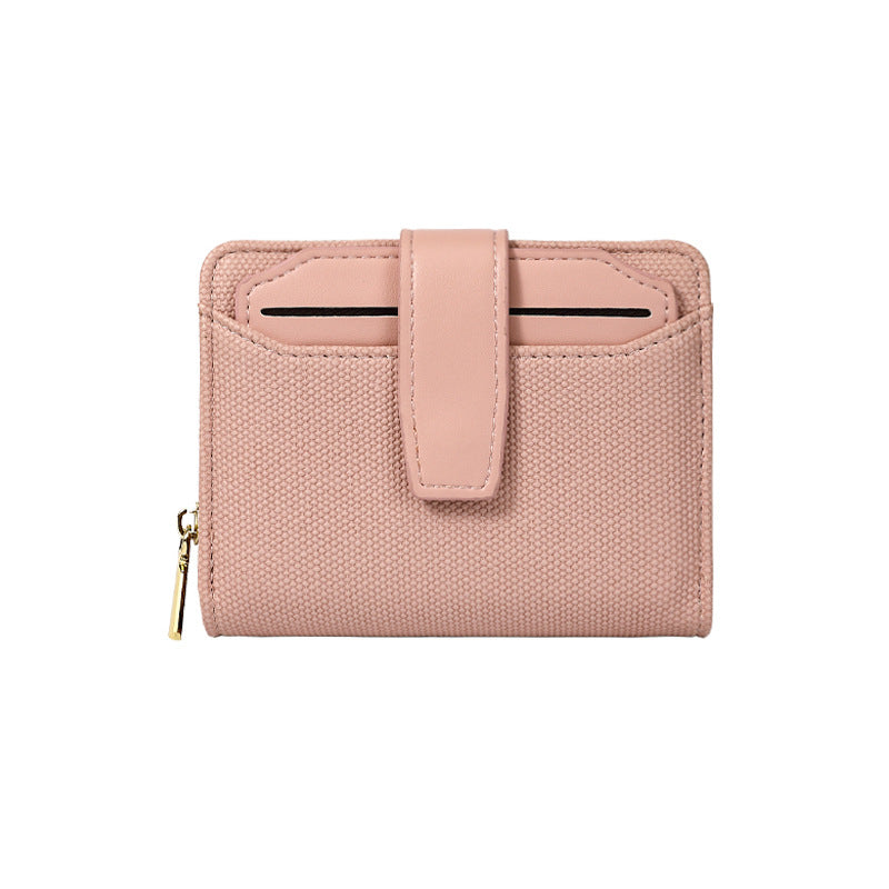 Women's Versatile Beautiful Charming Short Zipper Ladies Wallets
