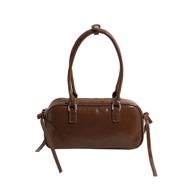 French Minority Fashion Vintage Bow Female Shoulder Bags