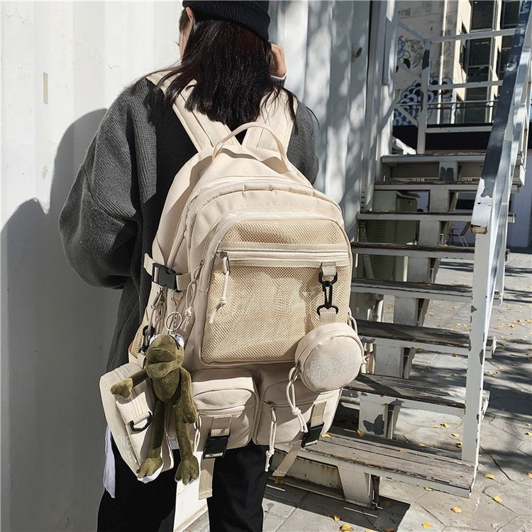 Large Capacity College Female Korean High Backpacks