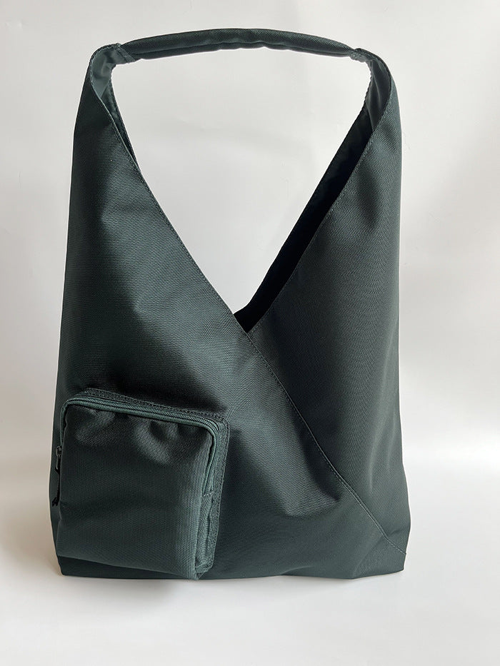 Quality Goods Large Solid Color Black Female Shoulder Bags