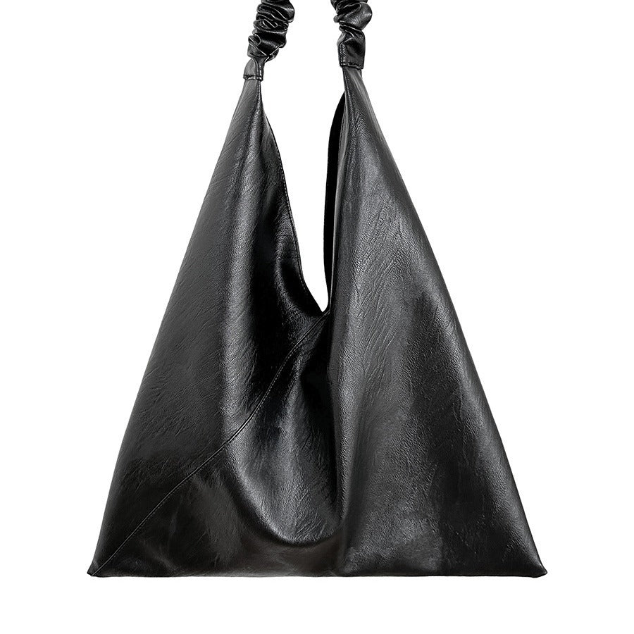 Minimalist High-grade Large Pleated Design Versatile Shoulder Bags