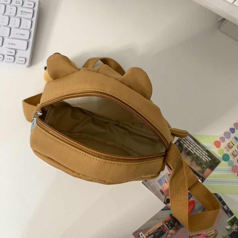Round Female Cute Water Guinea Pig Everyday Crossbody Bags