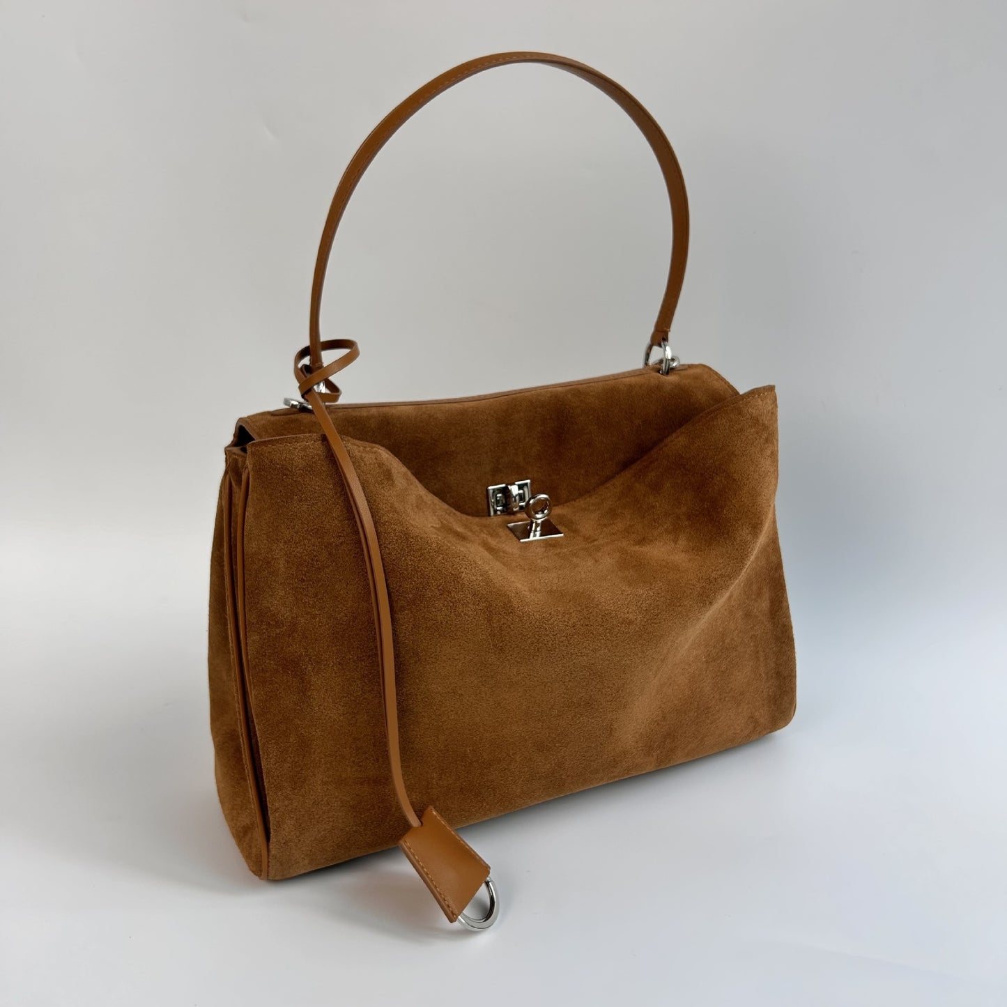Kelly Retro Leather Suede Large Capacity Armpit Bags