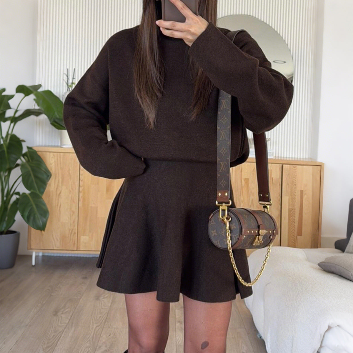 Women's Casual Vacation Style Long Sleeve Dress Suits