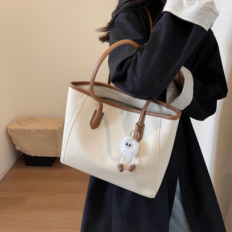 Women's High-grade Retro Simple Commuter Large Capacity Tote Bags