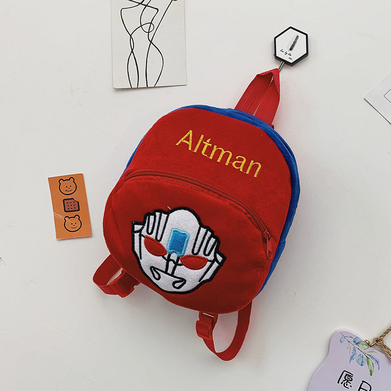 Classy Cute For Boys Cartoon Plush Backpacks