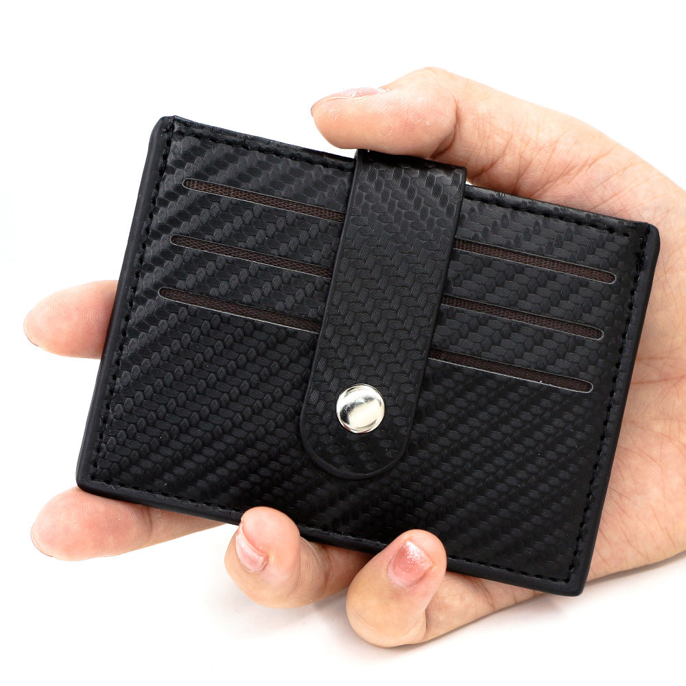 Carbon Fiber Thin Fashion Multiple Slots Card Holder