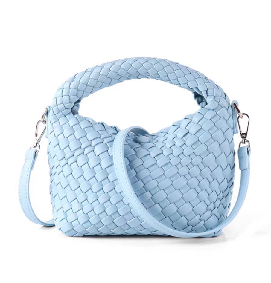 Women's High-grade Design Selenodont Half Moon Woven Bags