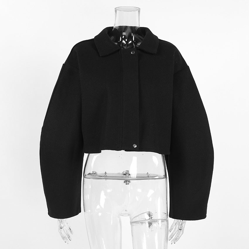 Women's Autumn Fashion Casual Machete Lapel Zipper Coats