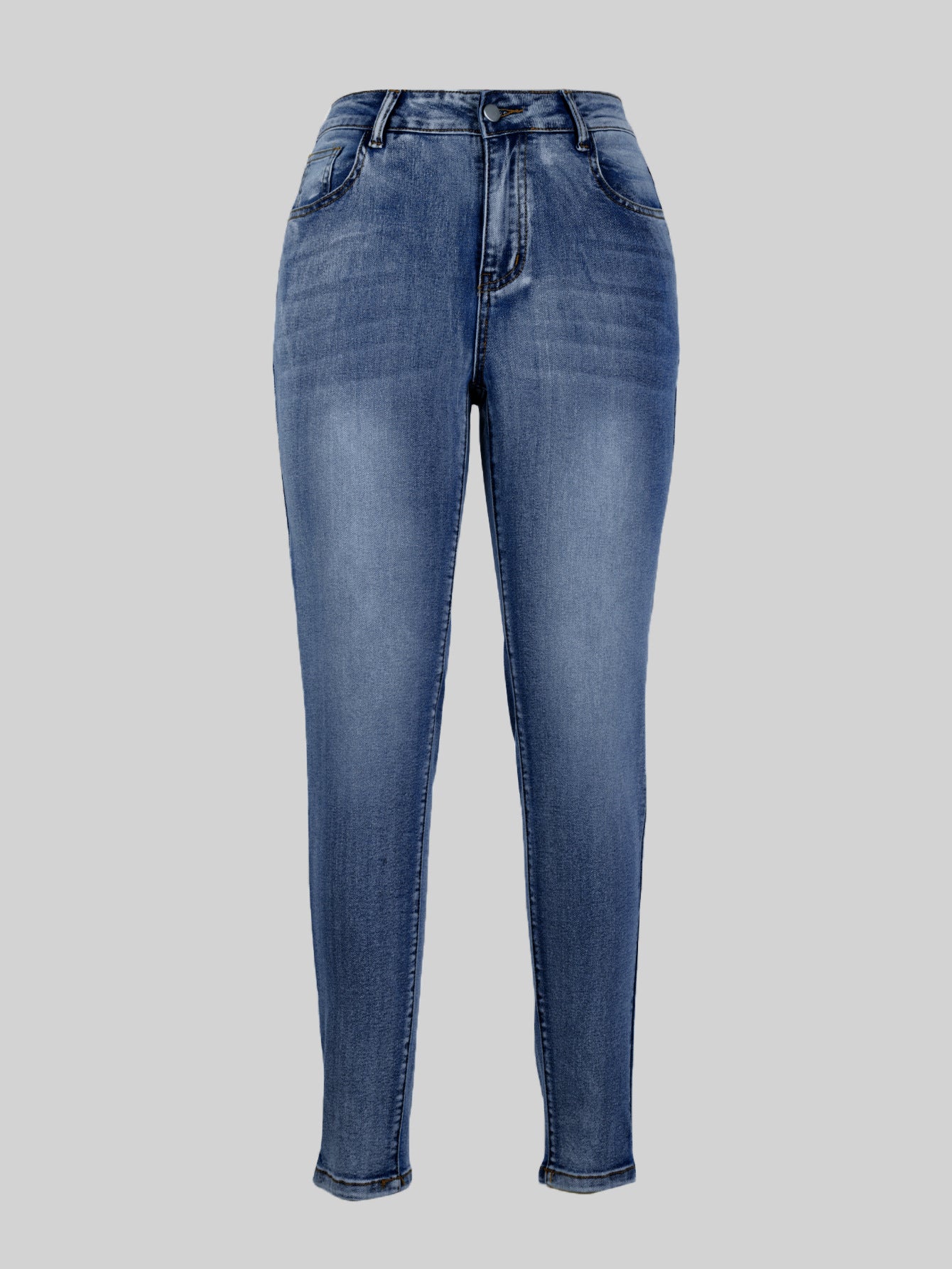 Women's Summer Retro Washed Slim Fit Elastic Jeans