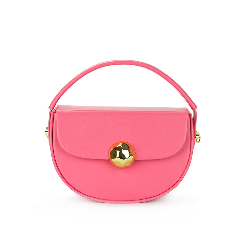 Women's Motorcycle Alligator Print Stitching Underarm Simple Handbags