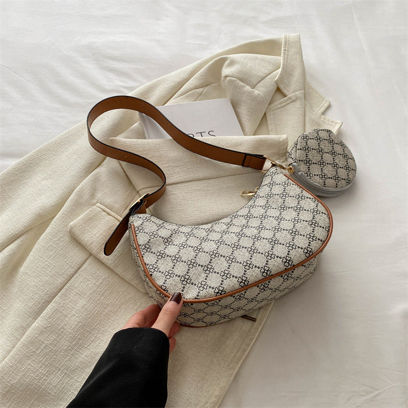 Women's Retro Fashion Moon Western Style Leisure Shoulder Bags