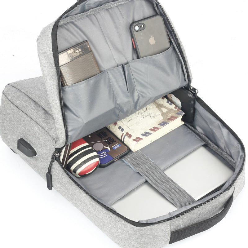 Men's Computer Korean Style Trendy Simple Fashion Backpacks