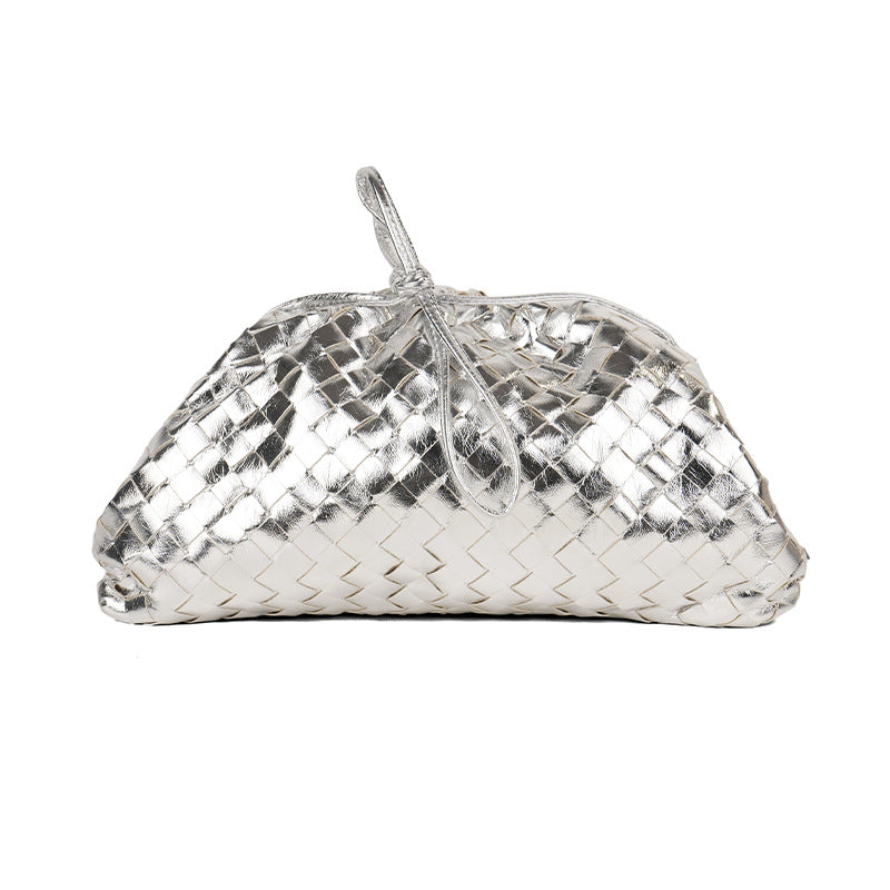 Large Cloud Woven Capacity Clip Hand Crossbody Bags