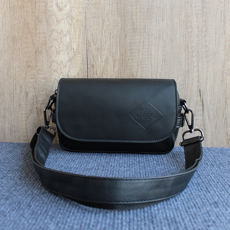 Casual Fashion Leather Trendy Street Mobile Men's Messenger Bags