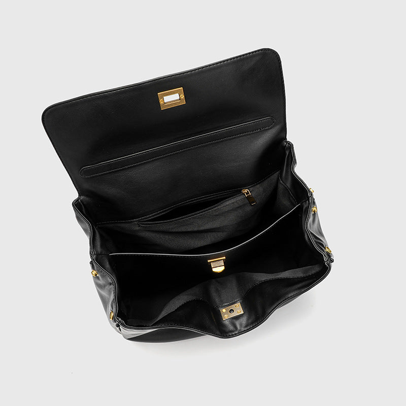 Women's Kelly Smooth Calfskin Portable Underarm Commuter Crossbody Bags