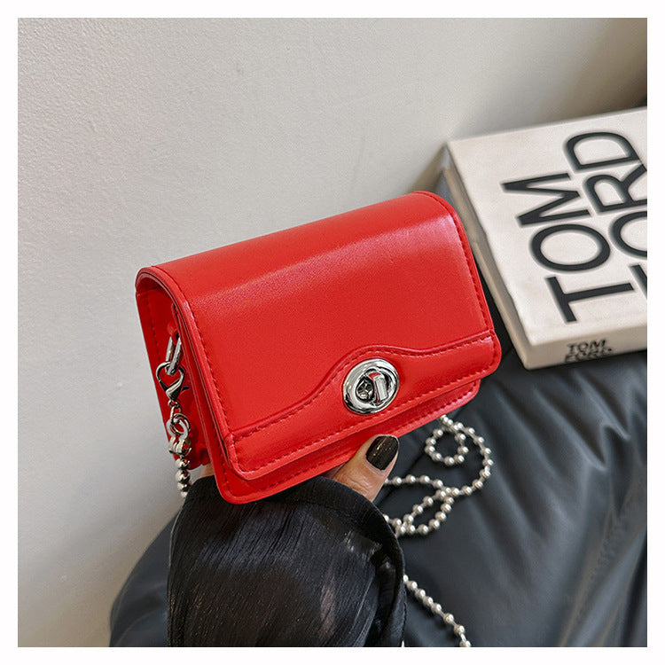 Fashion Twist Style Simple Chain Daily Crossbody Bags
