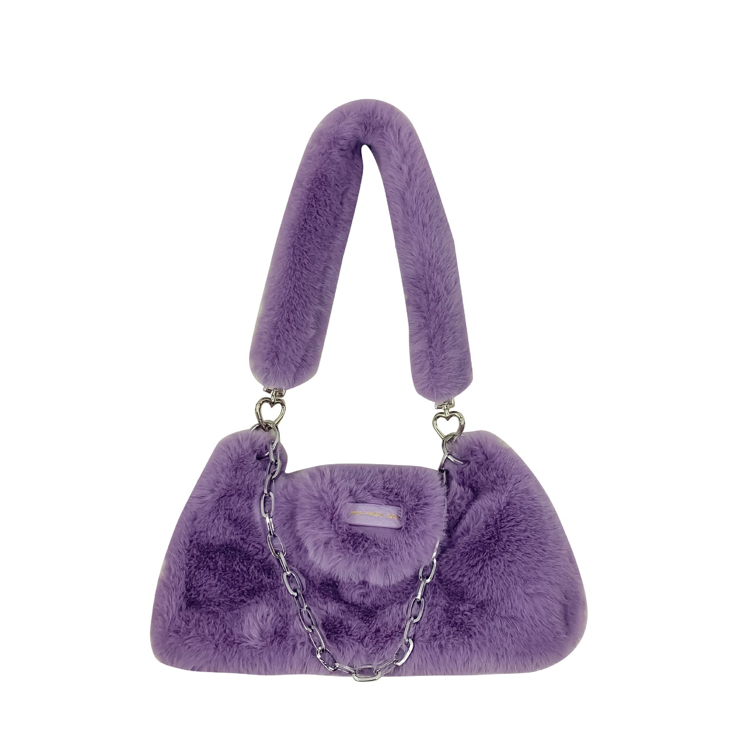Women's Portable Plush High-grade Korean Style Chain Shoulder Bags