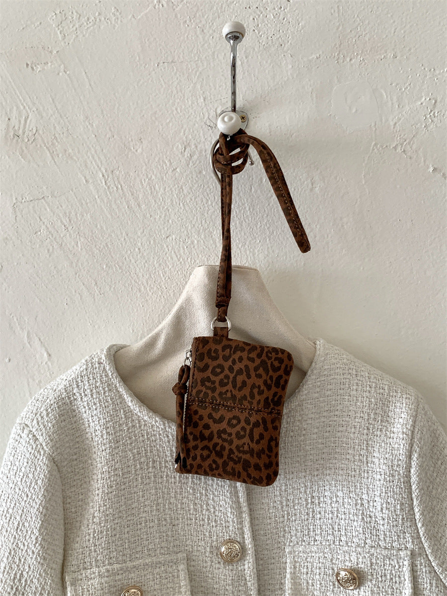 Women's Halter Mini Stylish Leopard Print Autumn Shoulder Bags