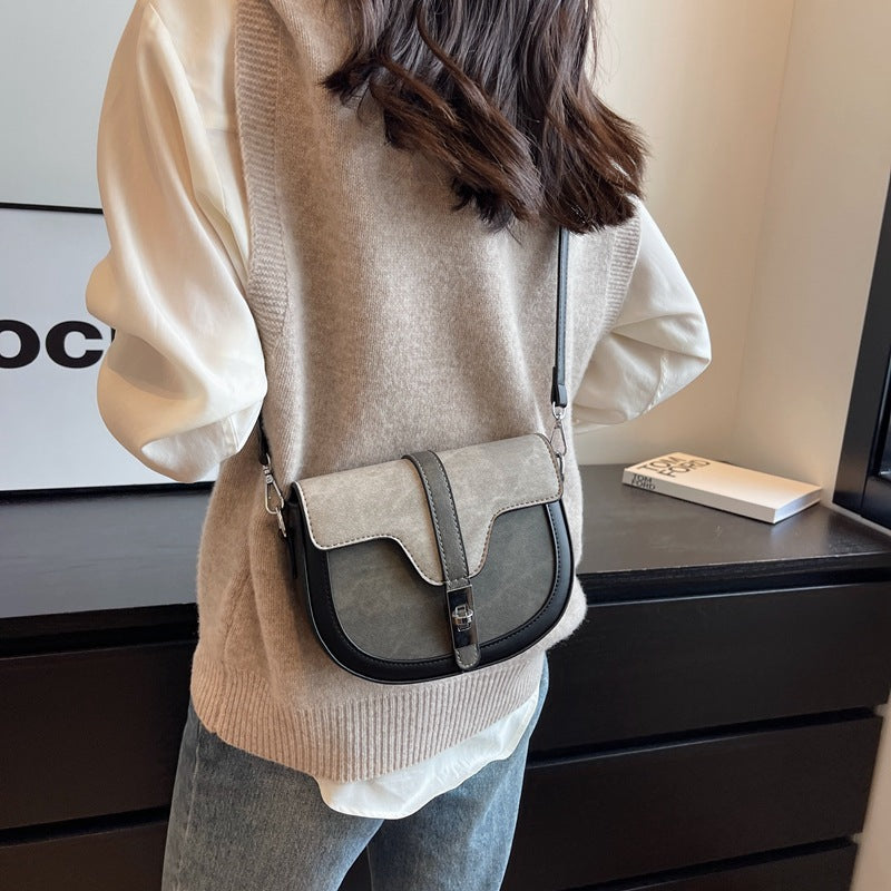 Women's French Style Trendy High-quality Saddle Fashion Shoulder Bags