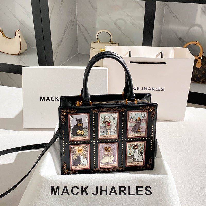 Cool Attractive Retro Embroidered High Sense Handbags