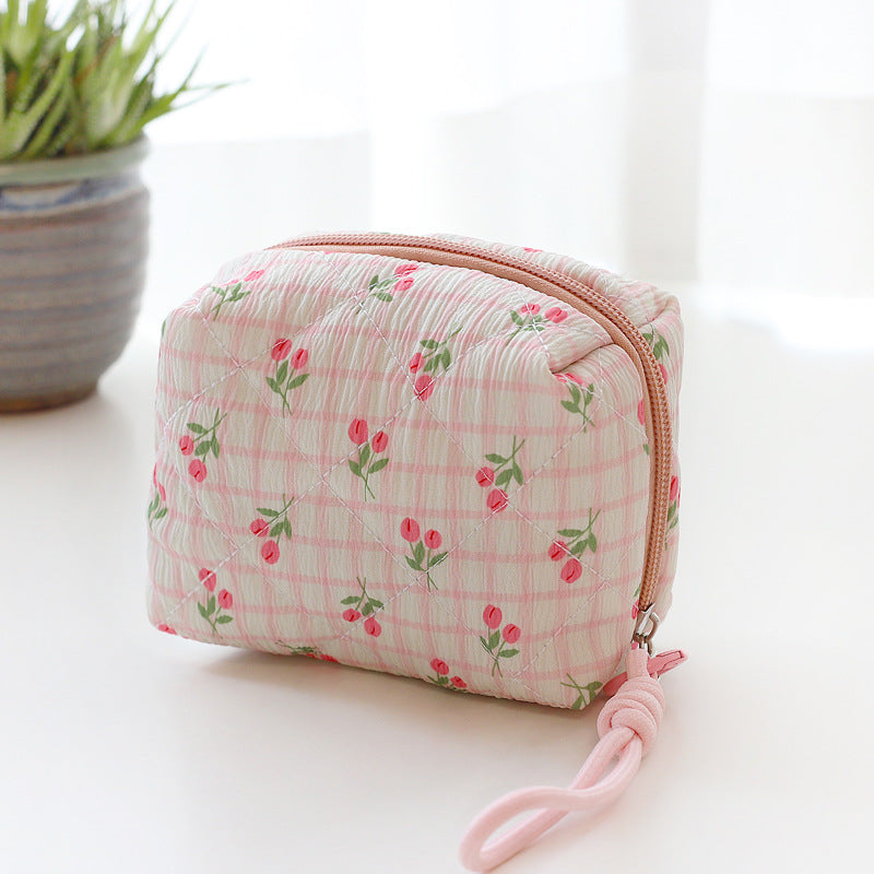 Portable Tulip Pouch Sanitary Pads Napkin Cosmetic Bags