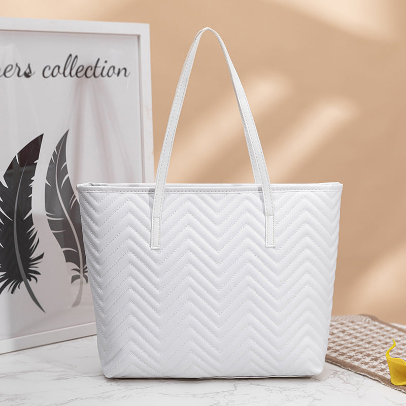 Women's Charming Large Capacity Shopping Embroidered Tote Bags
