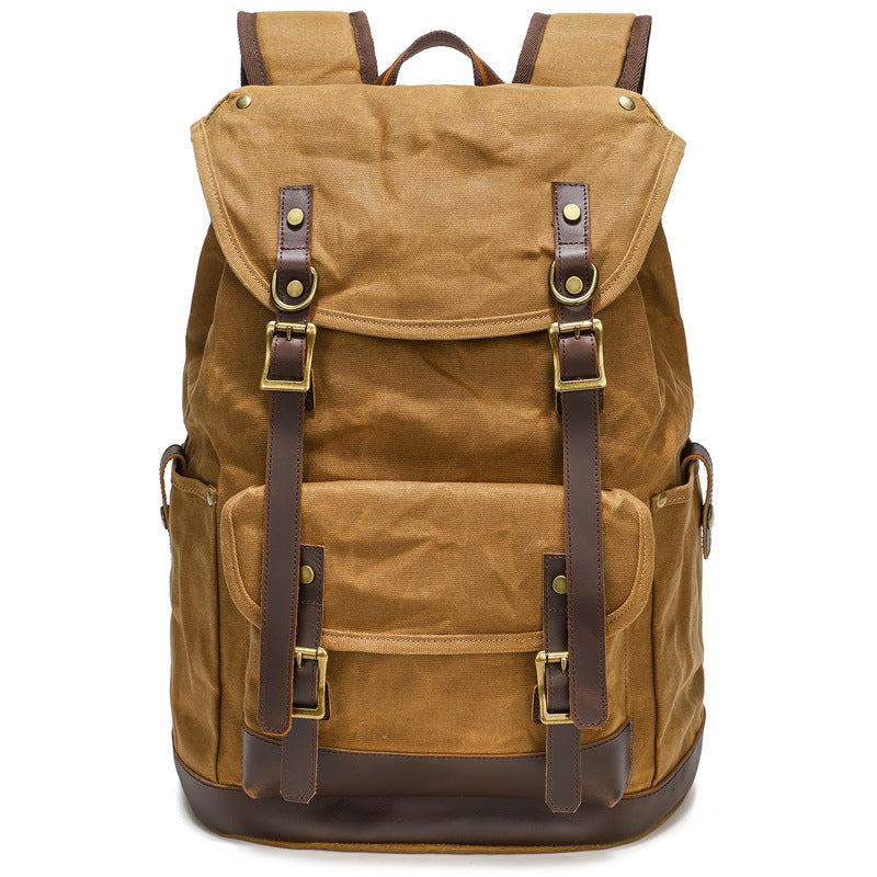 Men's Trendy Retro Computer Large Capacity Waterproof Backpacks
