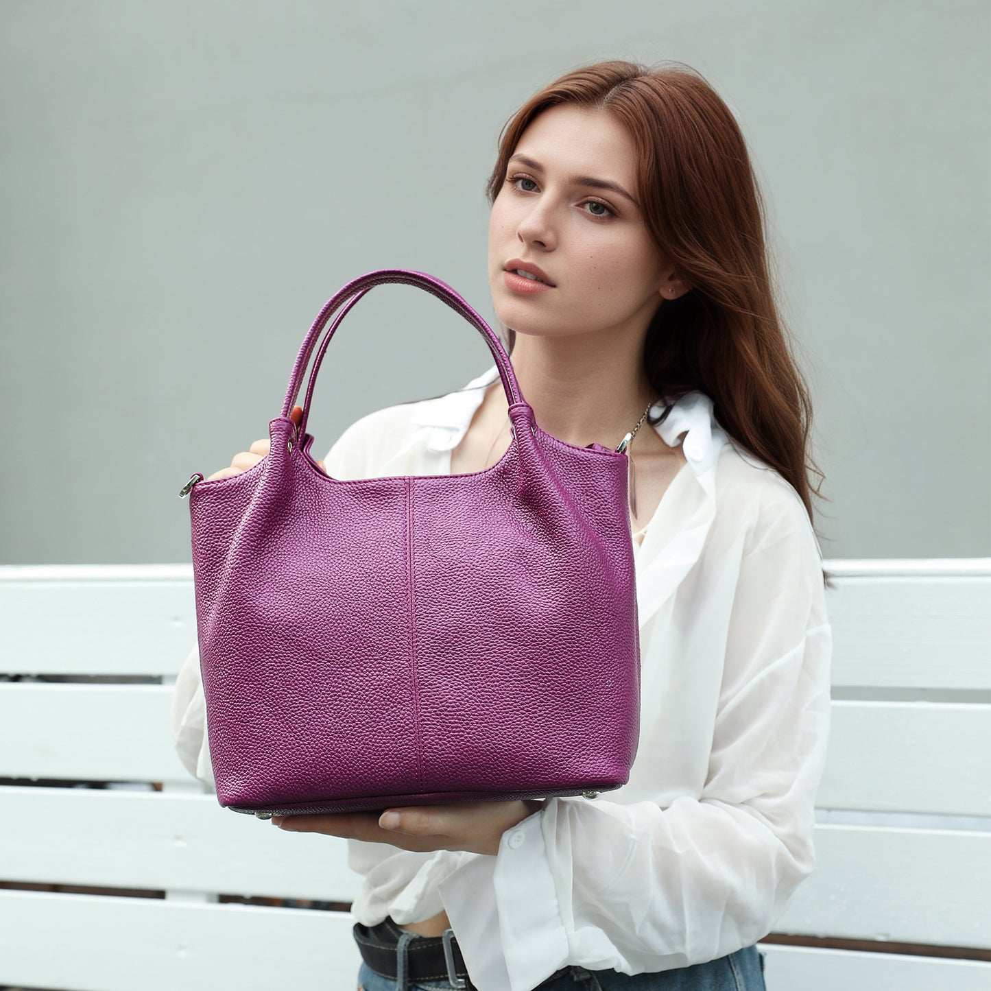 Portable Commuter High Sense Large Capacity Handbags